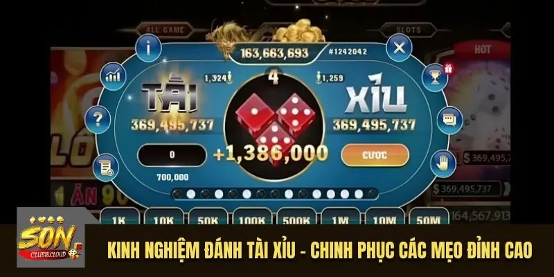 Kinh nghiệm đánh Tài Xỉu