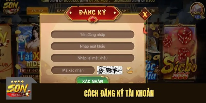 Cách đăng ký tài khoản gồm 03 bước